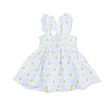 Lovely Lemons - Smocked Top with Bloomer & Sun Hat Set