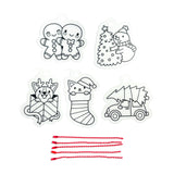 Shrink-Its! Mini DIY Shrink Art Kit - Holly Jolly - 5 Charms