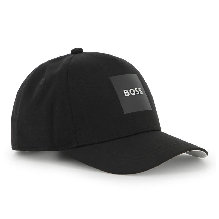 Black Square Logo Baseball Cap