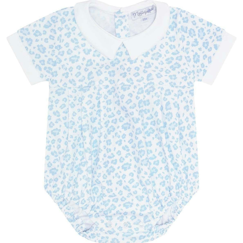 Blue Cheetah Print Bubble