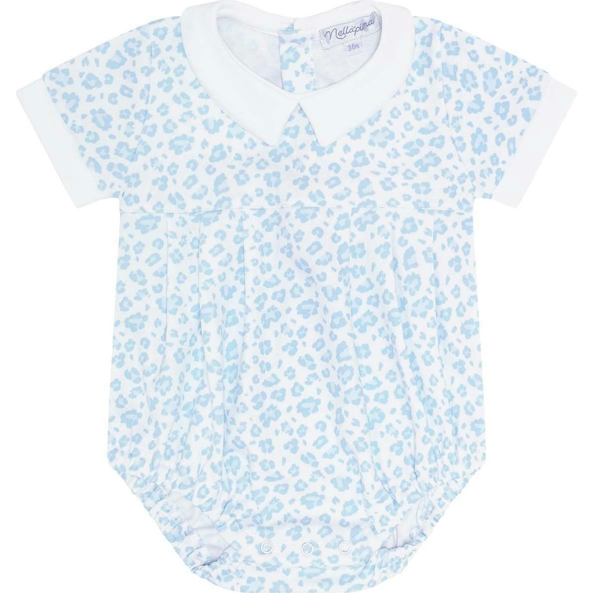 Blue Cheetah Print Bubble
