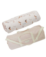 BLOOMERE  Nap Mat Set (Dreamy Animal Pink Bag)