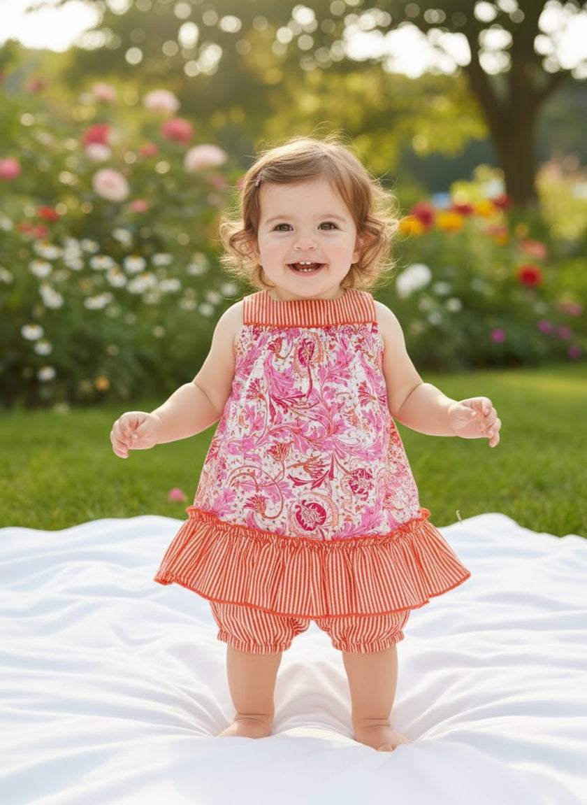 Yana Swing Dress Orange