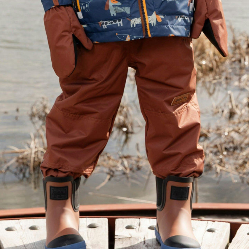 Short Rain Boots In Natural Rubber