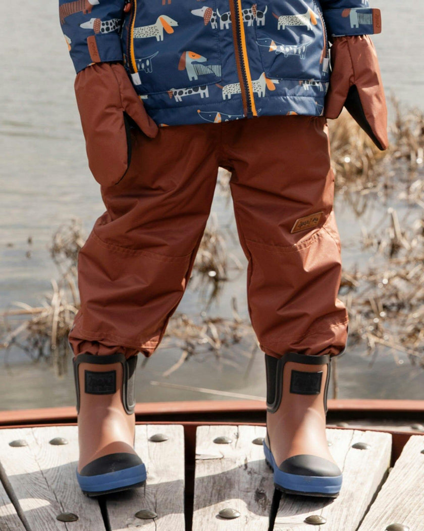 Short Rain Boots In Natural Rubber