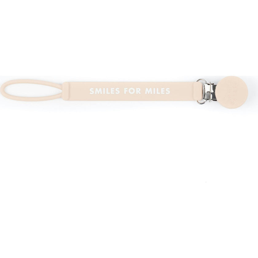 Smiles for Miles Pacifier Clip