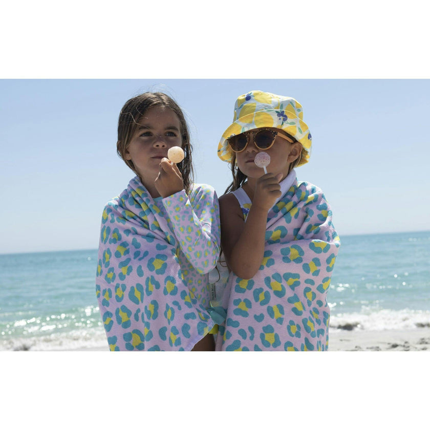 Candy animal dots long sleeve swimsuit