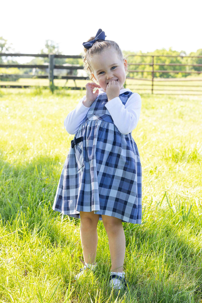Plaid Jumper with Pocket