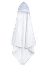Hooded Towel - Blue Stripe