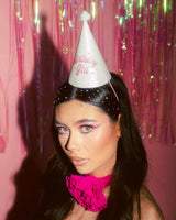 Pastel Party Hats - 13 glitter paper hats