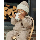 Fuzzy 2-Tone Ribbed Beanie