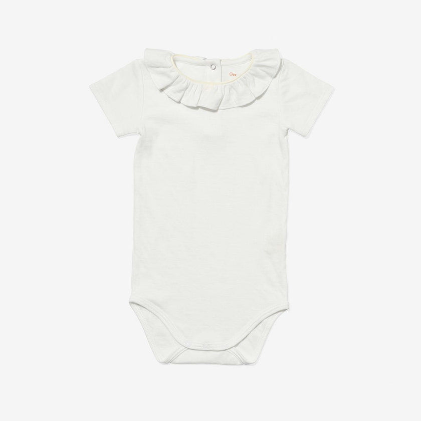 Belle Ruffle One-piece, Vanilla Piping