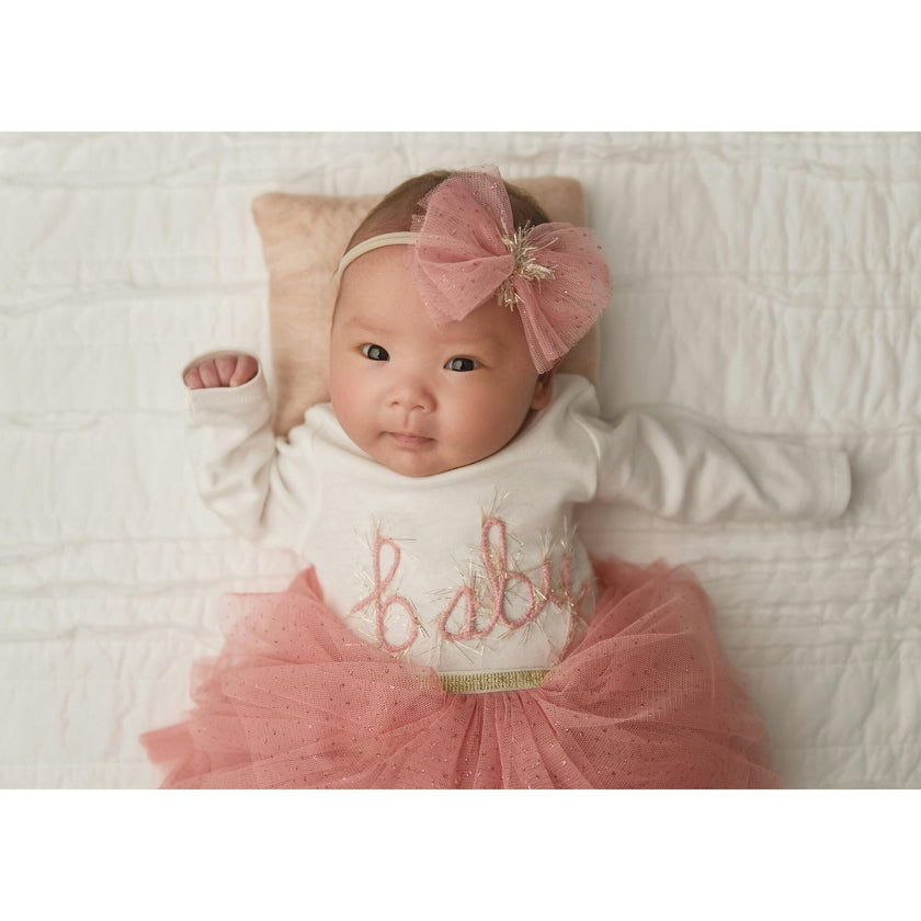 Glinda Bow Nylon Headband