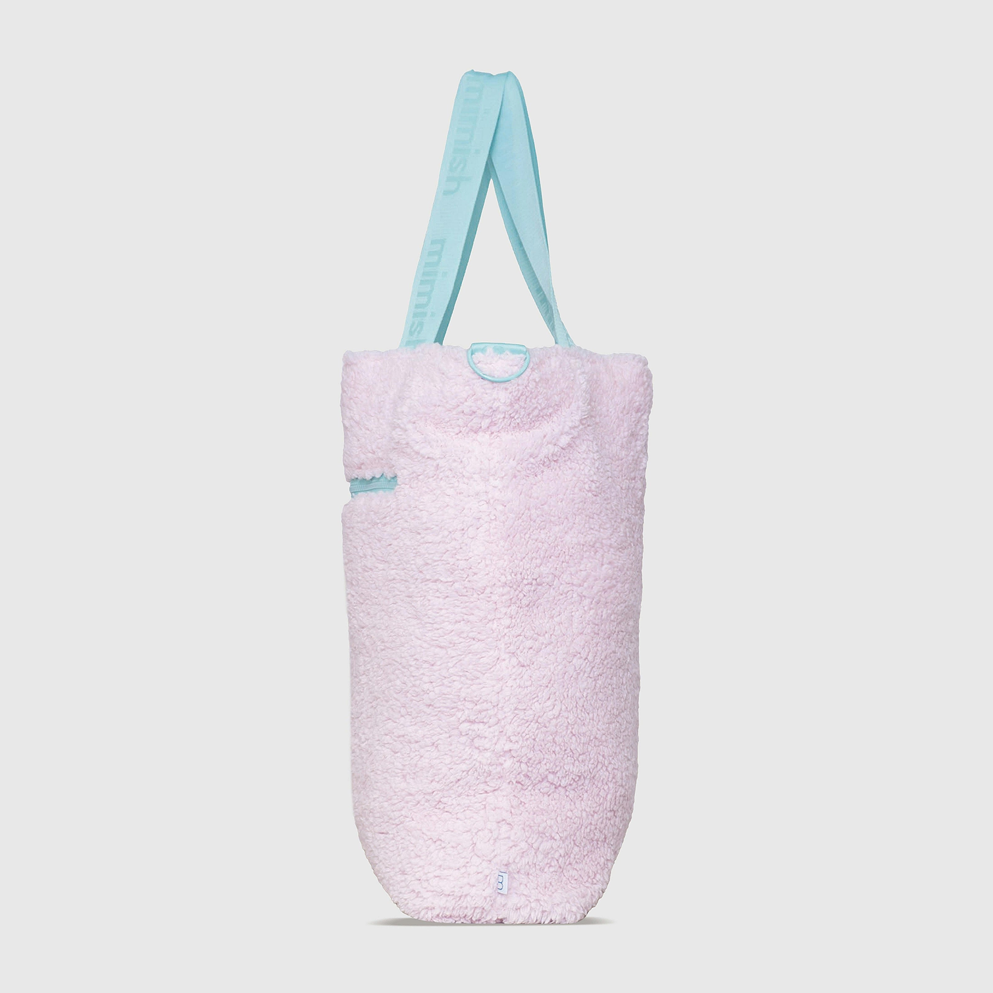 Snuggle Tote XL – The Oversized Sherpa Tote Bag for Sleepovers, Cotton Candy