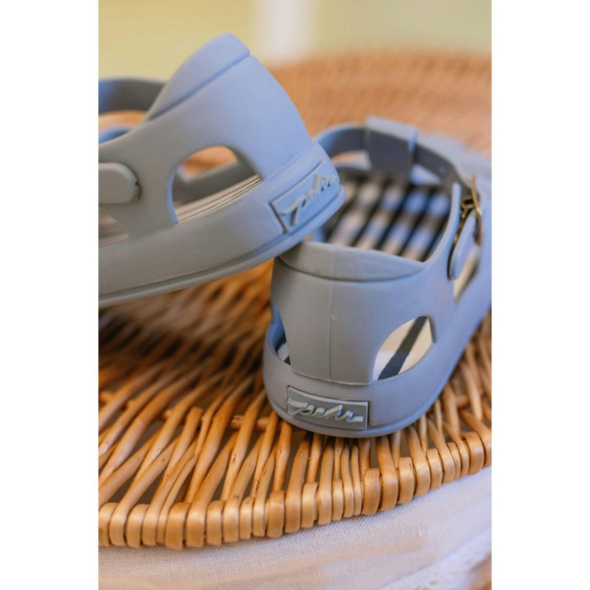 Water-Repellent Fisherman Sandal, Blue