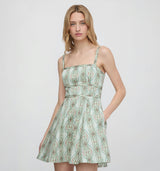 The Margot Mini Dress - Sundial Stripe