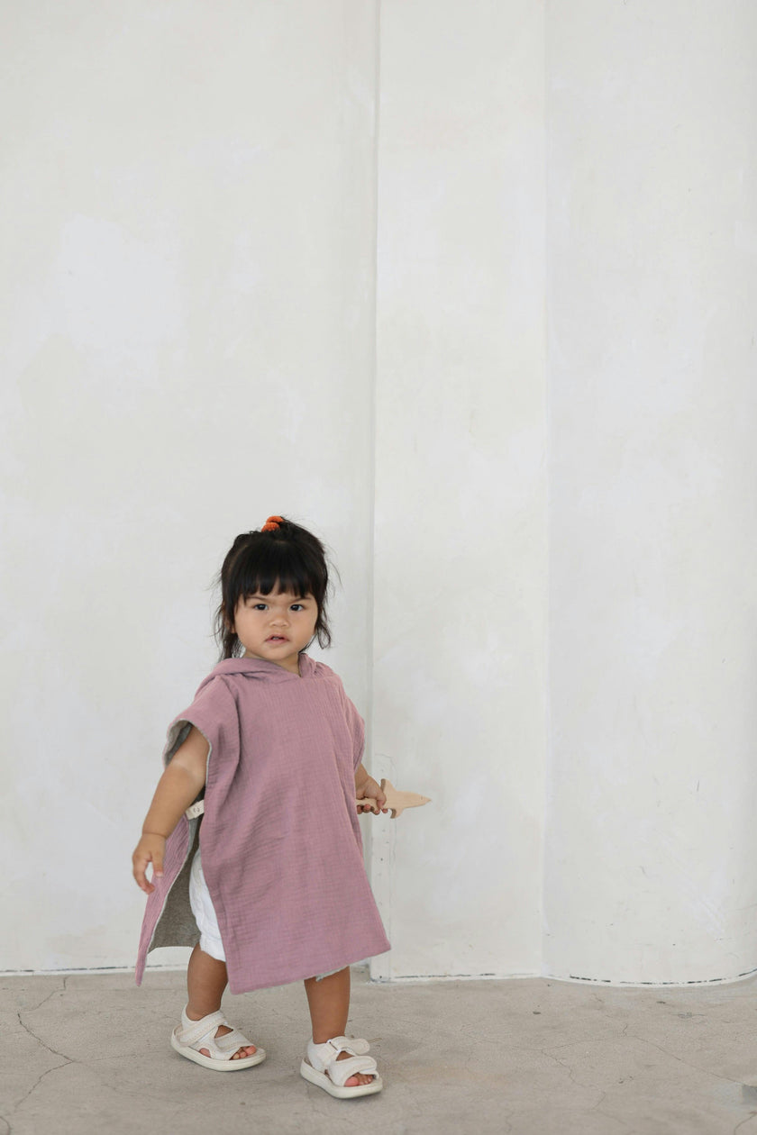 Reversible Hooded Poncho