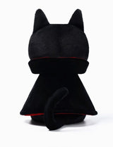 McHugs Dracula Cat Halloween Weighted Plush Animal 18cm