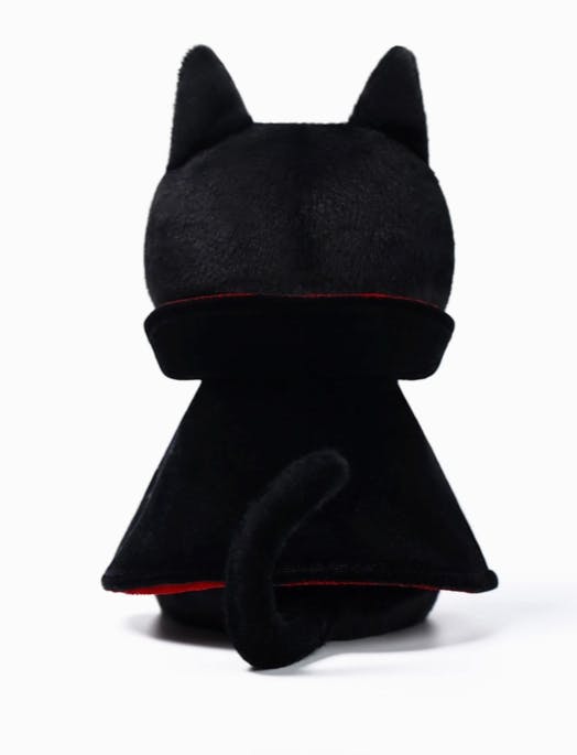 McHugs Dracula Cat Halloween Weighted Plush Animal 18cm