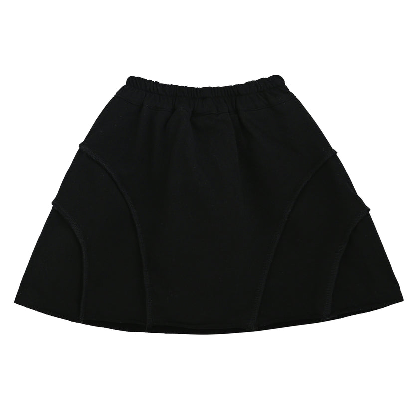 Black Skirt with Drawstring Waist