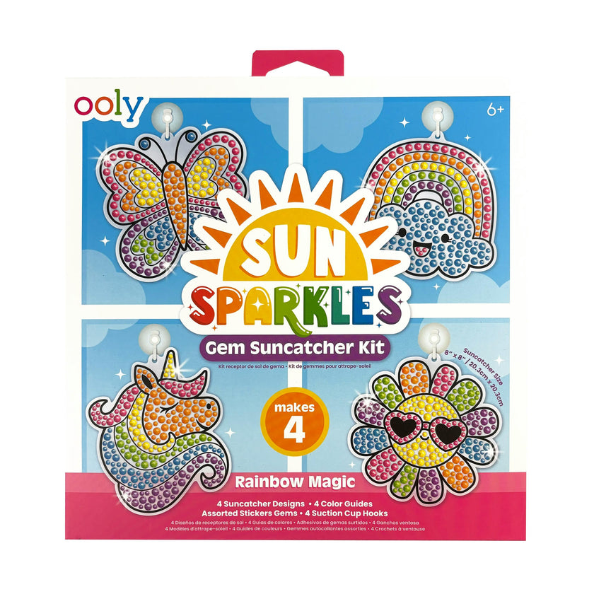 Sun Sparkles Gem Suncatcher Kit - Rainbow Magic - 4 Designs