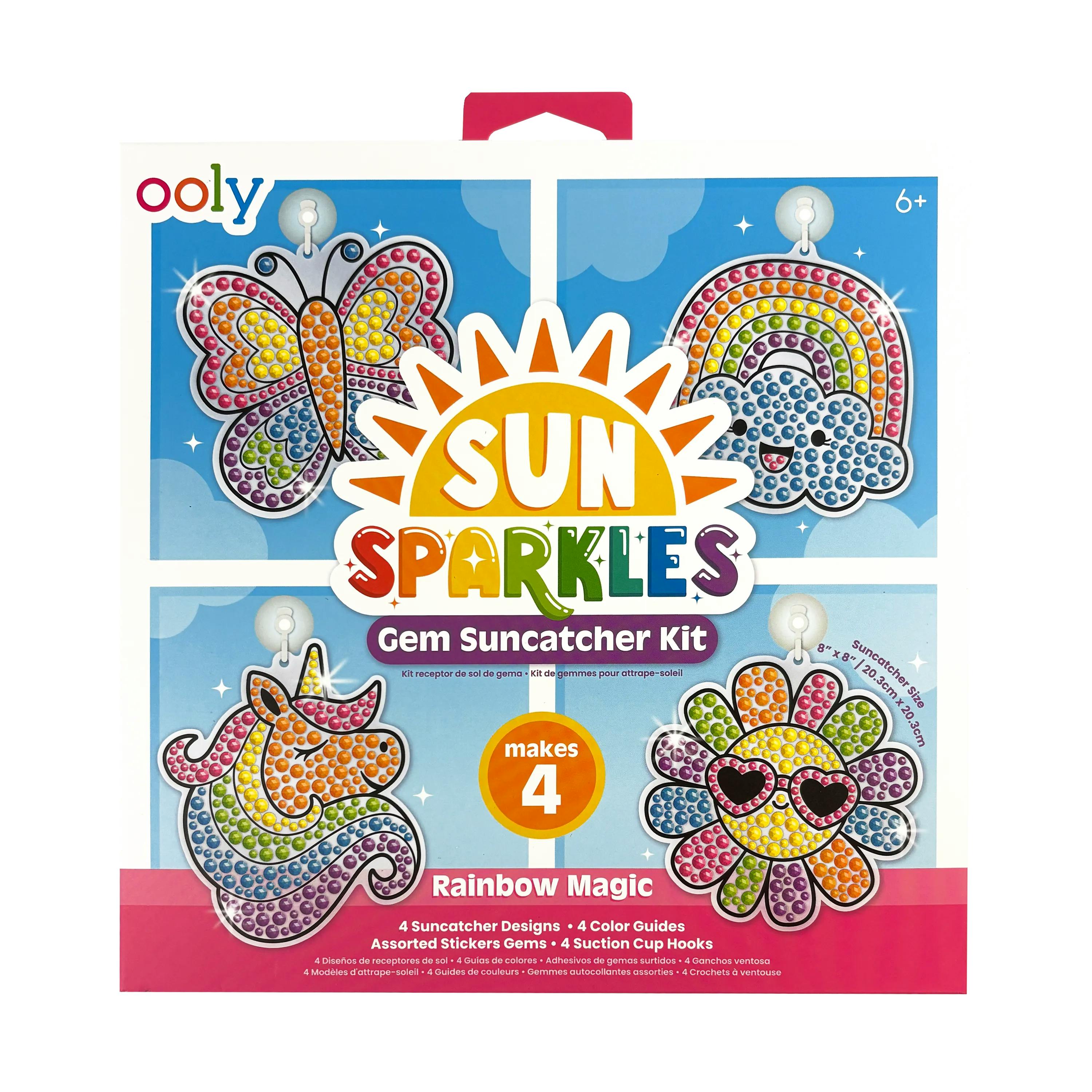 Sun Sparkles Gem Suncatcher Kit - Rainbow Magic - 4 Designs