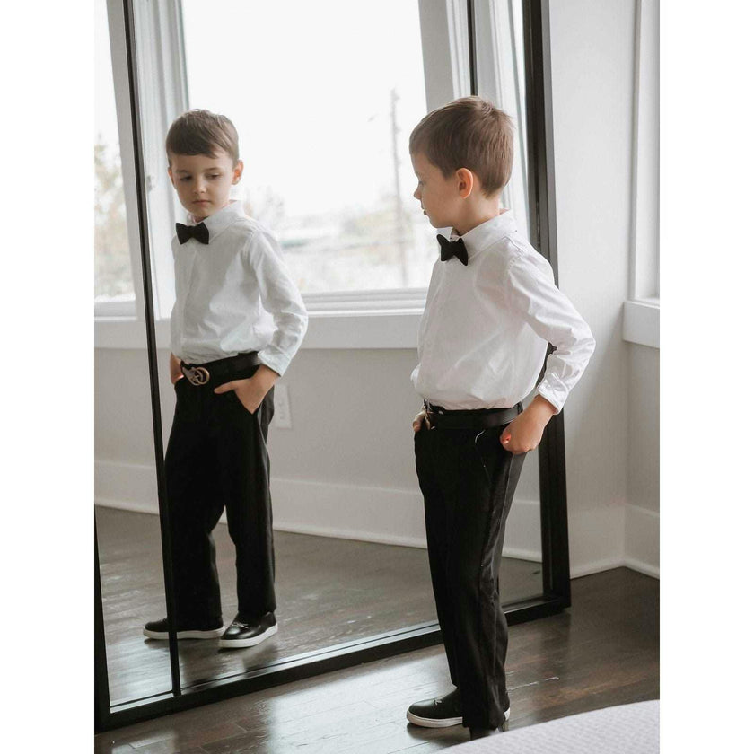 Tuxedo Shirt and Pants Set