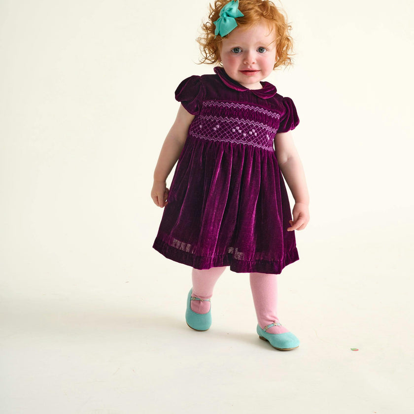 Smocked Baby Party Dress Petra