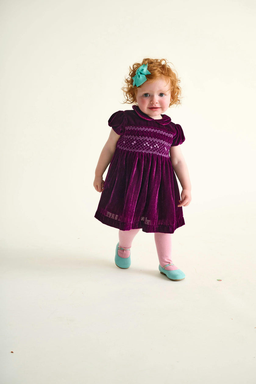 Smocked Baby Party Dress Petra