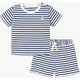 Clearance baby stripe embroidered set