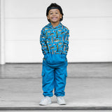 Wishin I Was Fishin' Blue Jogger Set