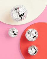 Disco + Iridescent Candle Cake Topper - candles + disco ball cake toppers