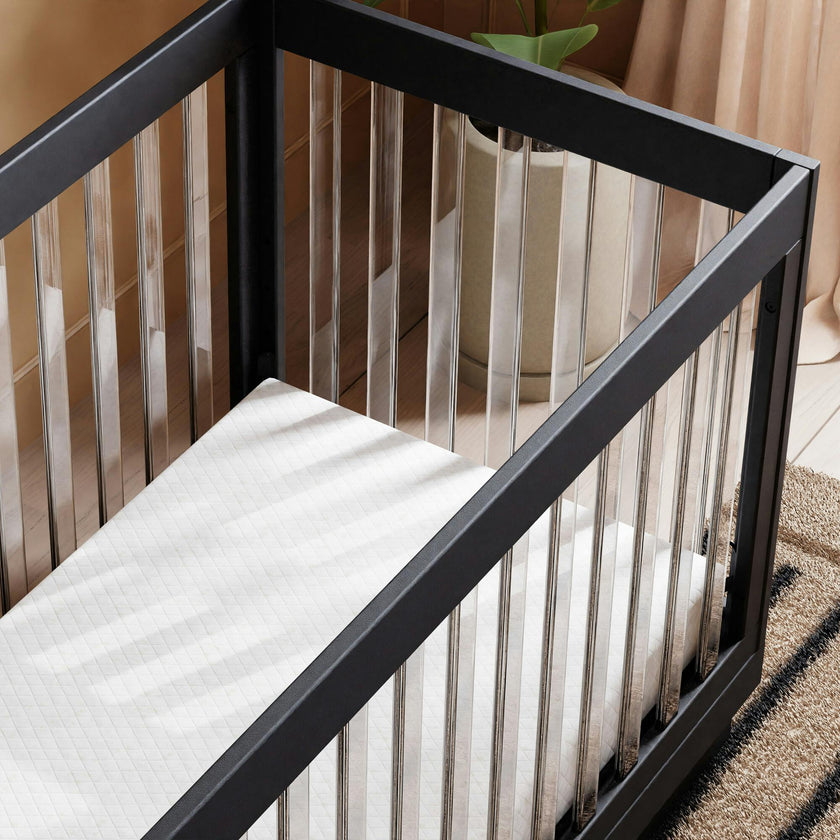 Harlow Acrylic 3-In-1 Convertible Crib & Toddler Bed Conversion Kit