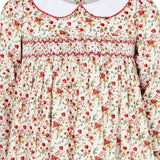 Flora Hand Smocked Floral Dress