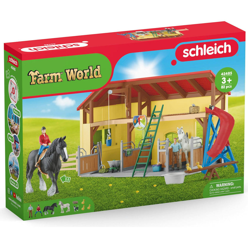 Schleich Farm World: Stable Playset