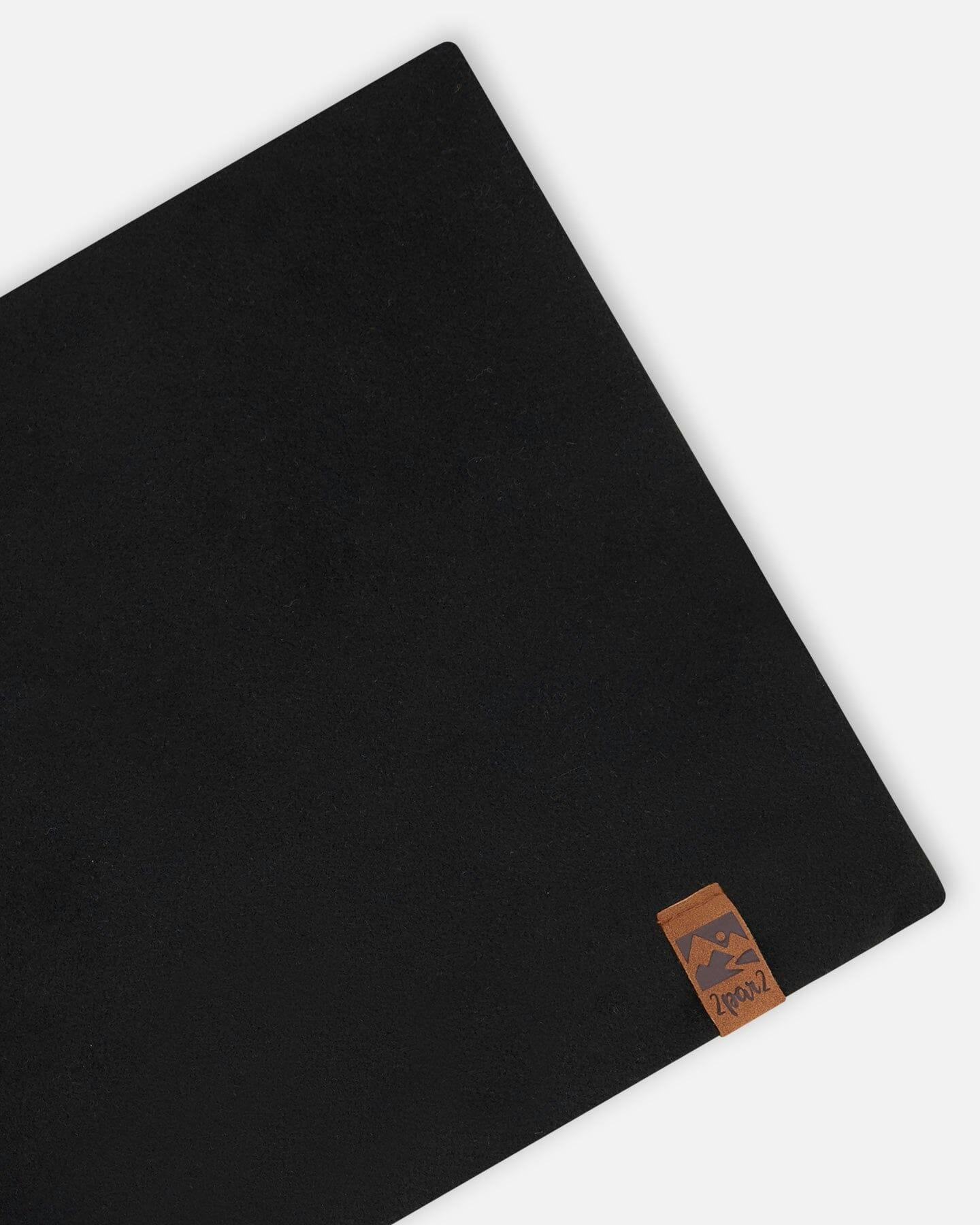 Stretch Jersey Neck Tube Black