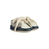 Pluksel Sneakers | Navy - Burgundy - Thin Striped