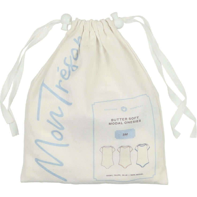 Short Sleeve Modal Onesie 3 Pack