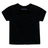 Black Cat Applique T-Shirt
