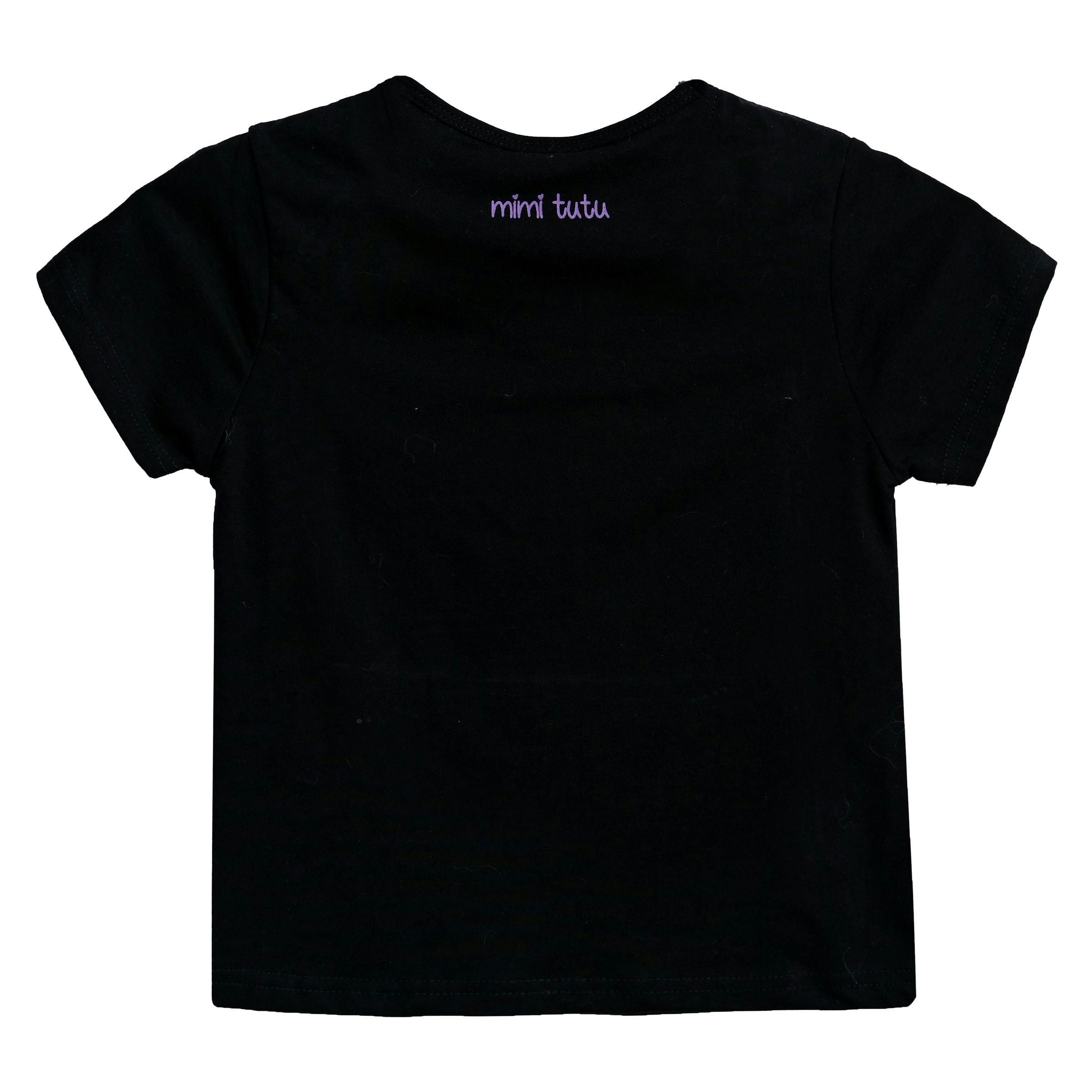 Black Swan Applique T-Shirt