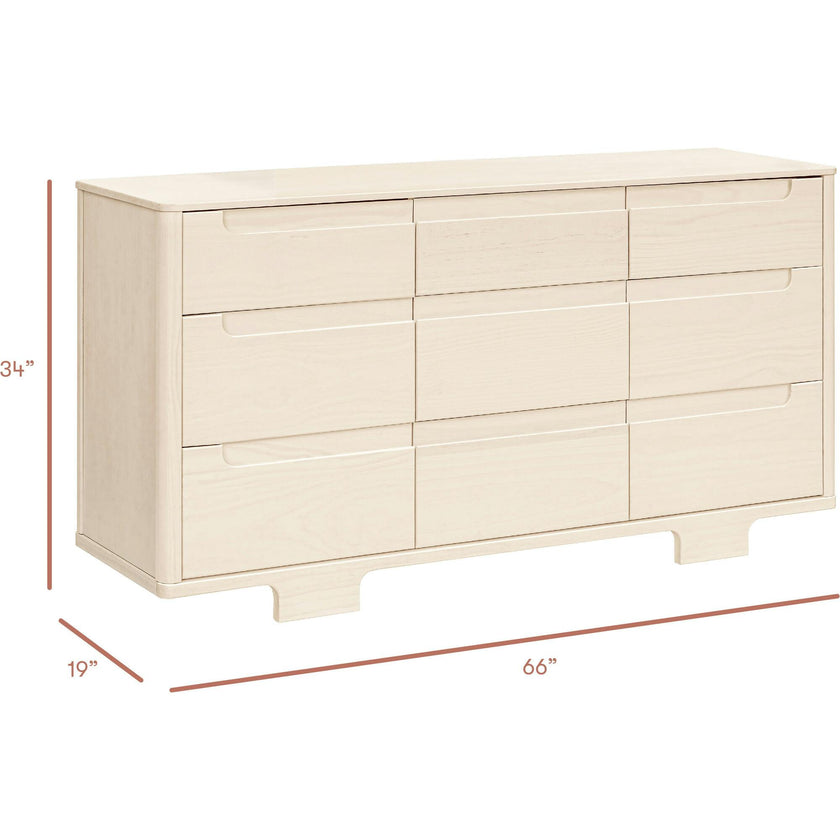 Yuzu 9-Drawer Extra Wide Assembled Dresser (66")