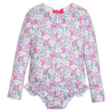 Rashguard Swimsuit - Pink Bloomsbury Blossoms