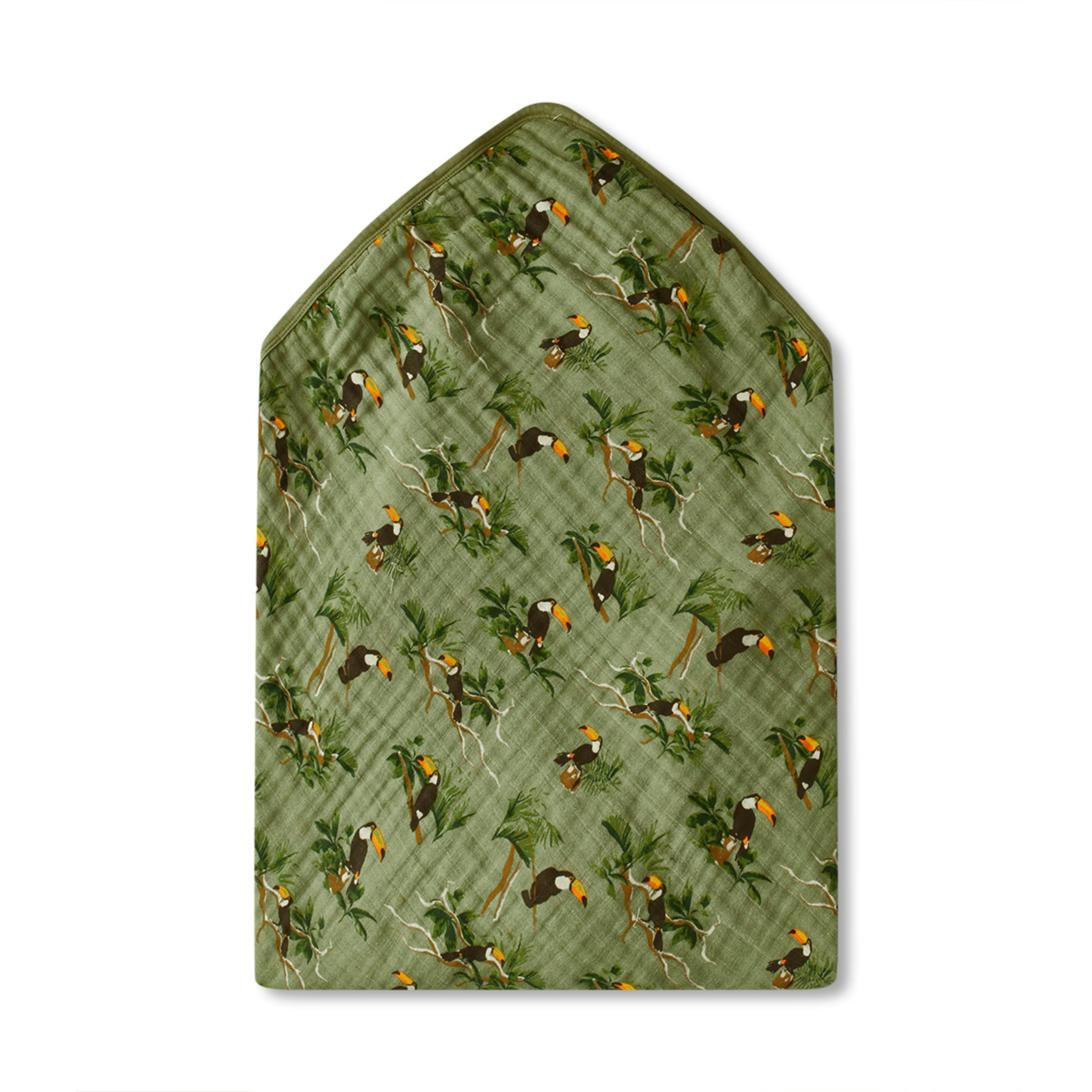 Organic Hooded Swaddle Blanket