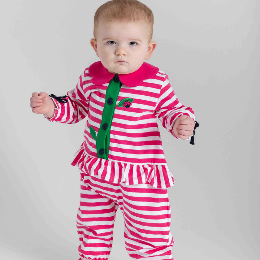 Stripe Knit Longall With