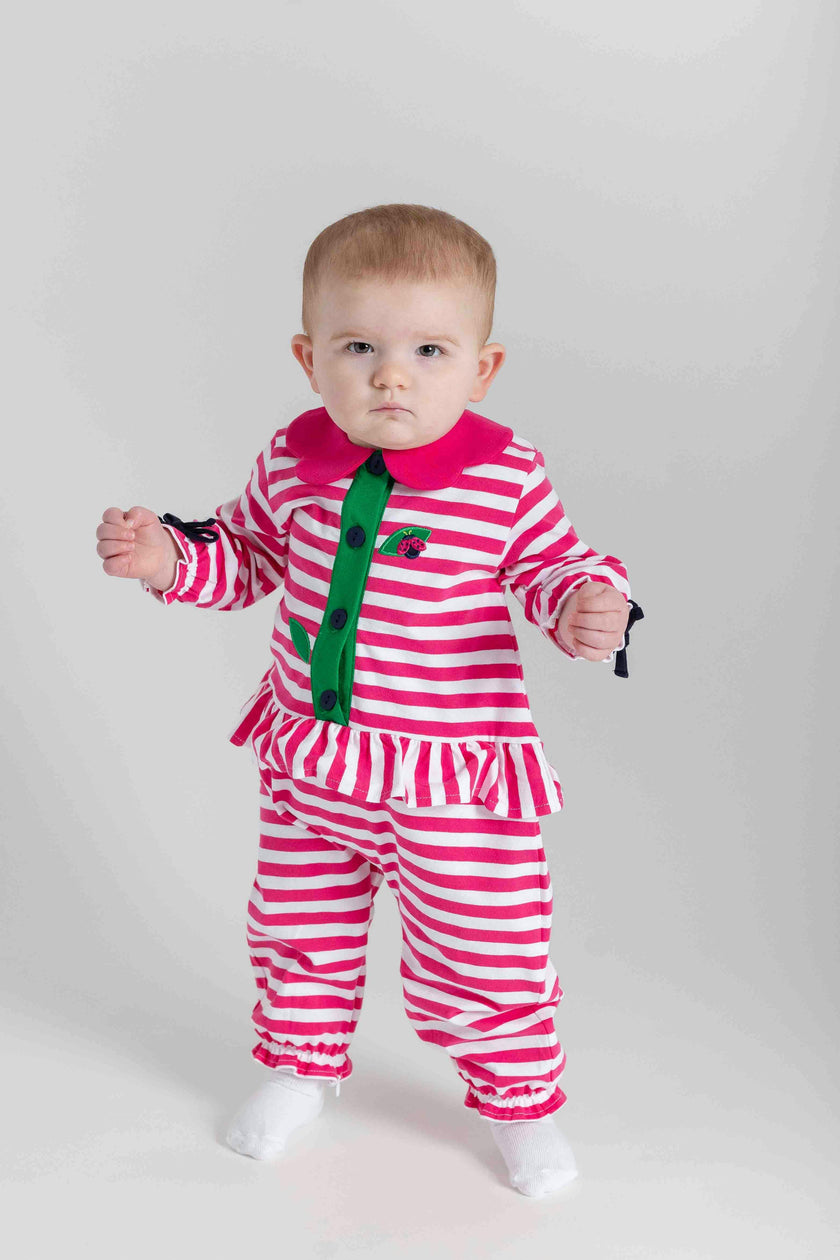 Stripe Knit Longall With