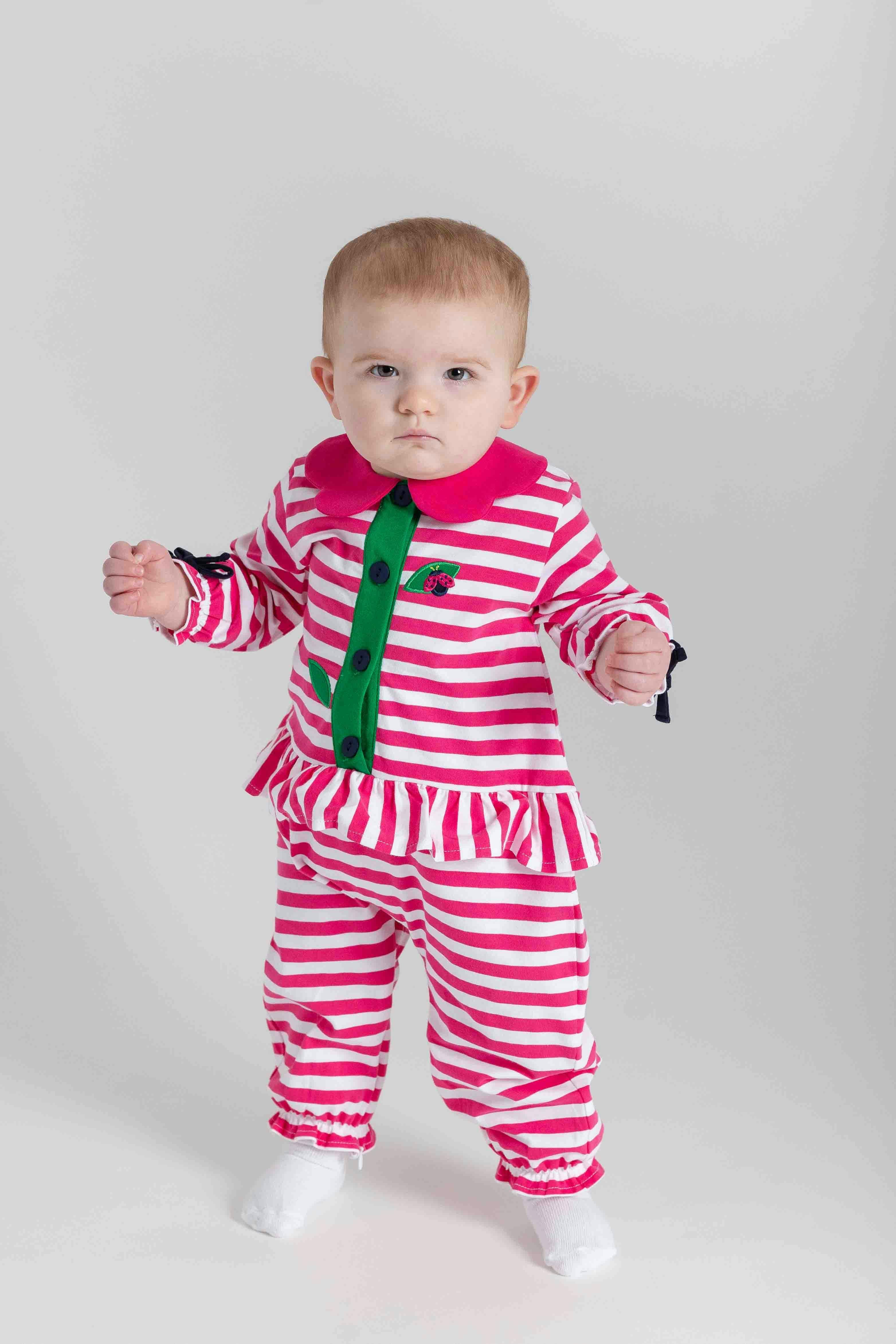 Stripe Knit Longall With