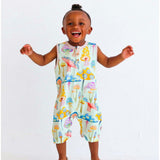 Cleo baby romper shorts | Spring Garden
