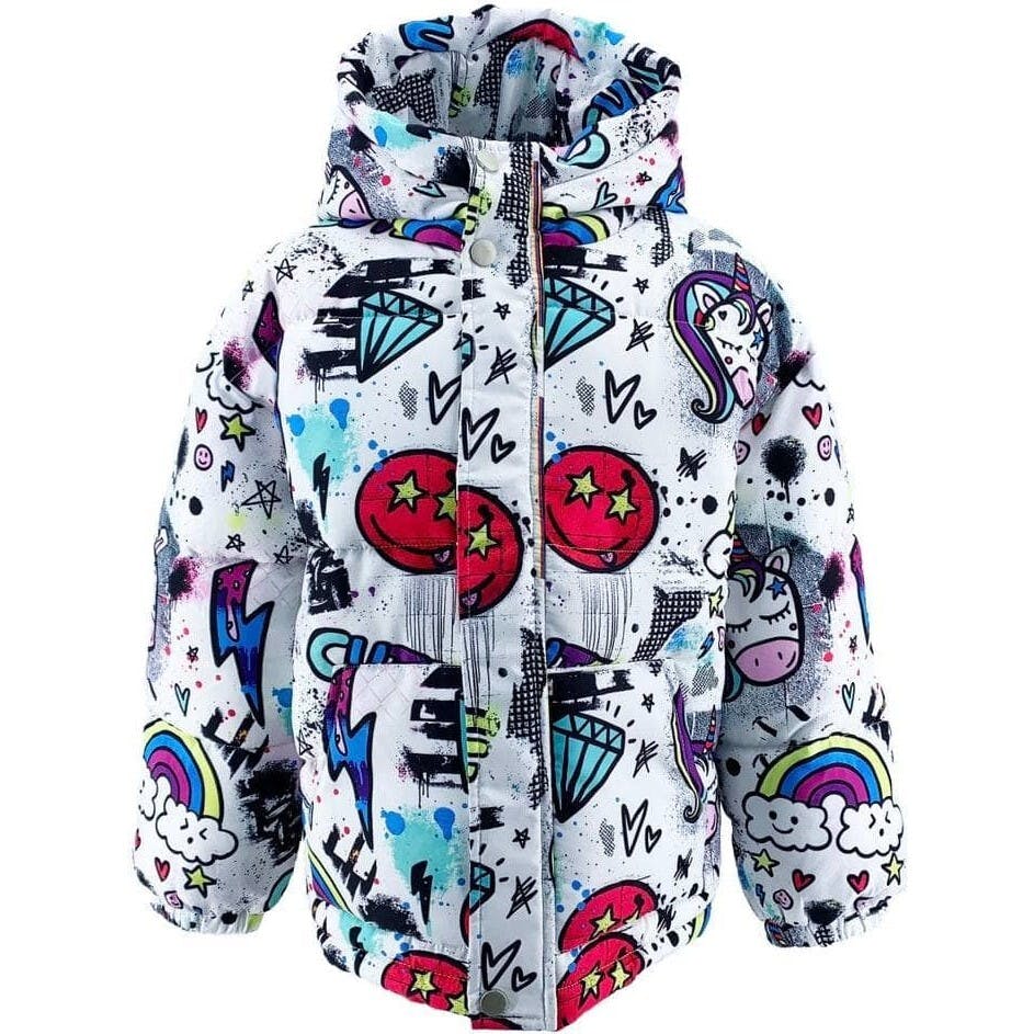 Graffiti Puffer Jacket