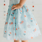 Patriotic Trellis Tank Tutu Dress