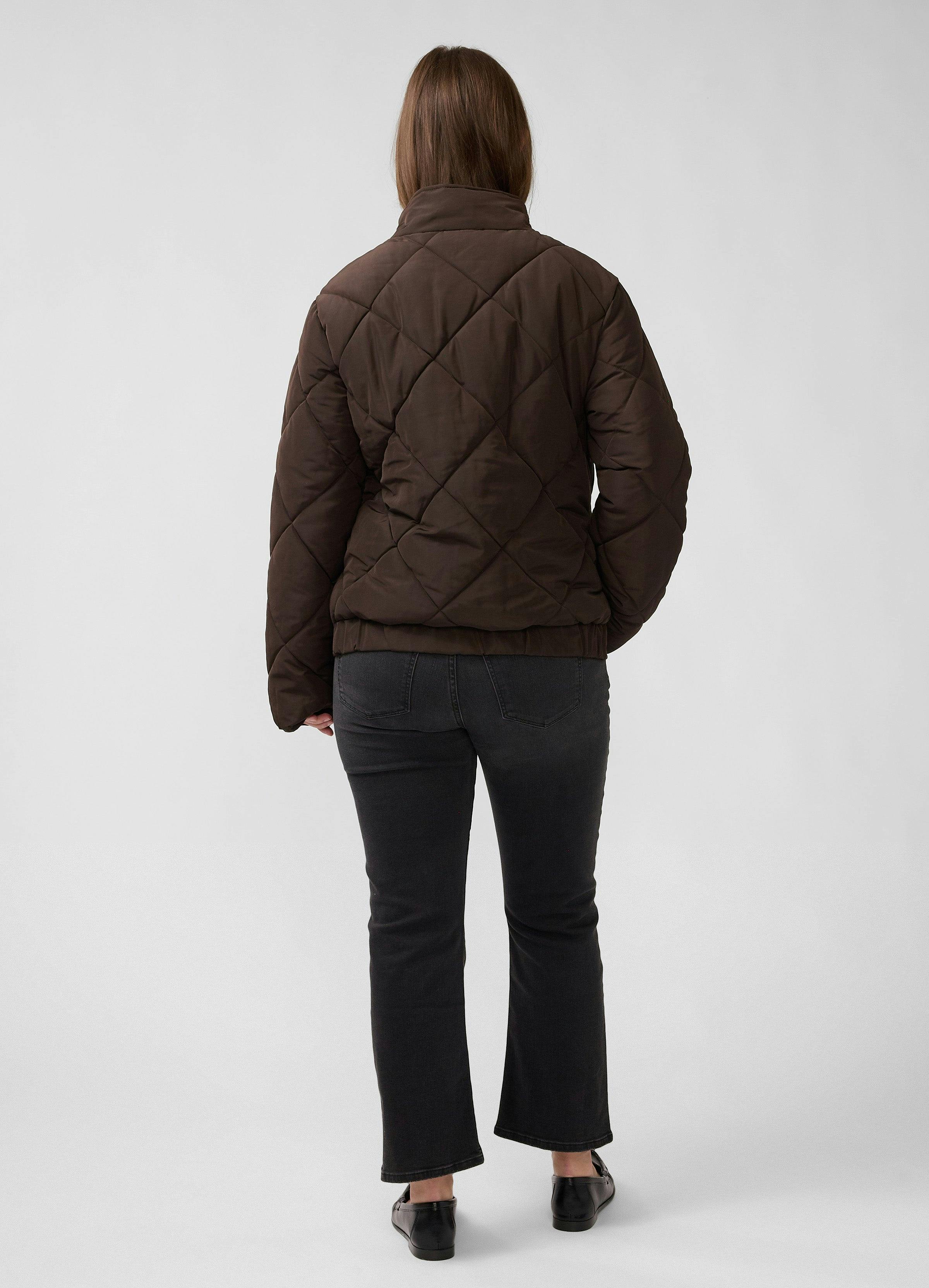Expandable Raglan Sleeve Maternity Puffer Jacket